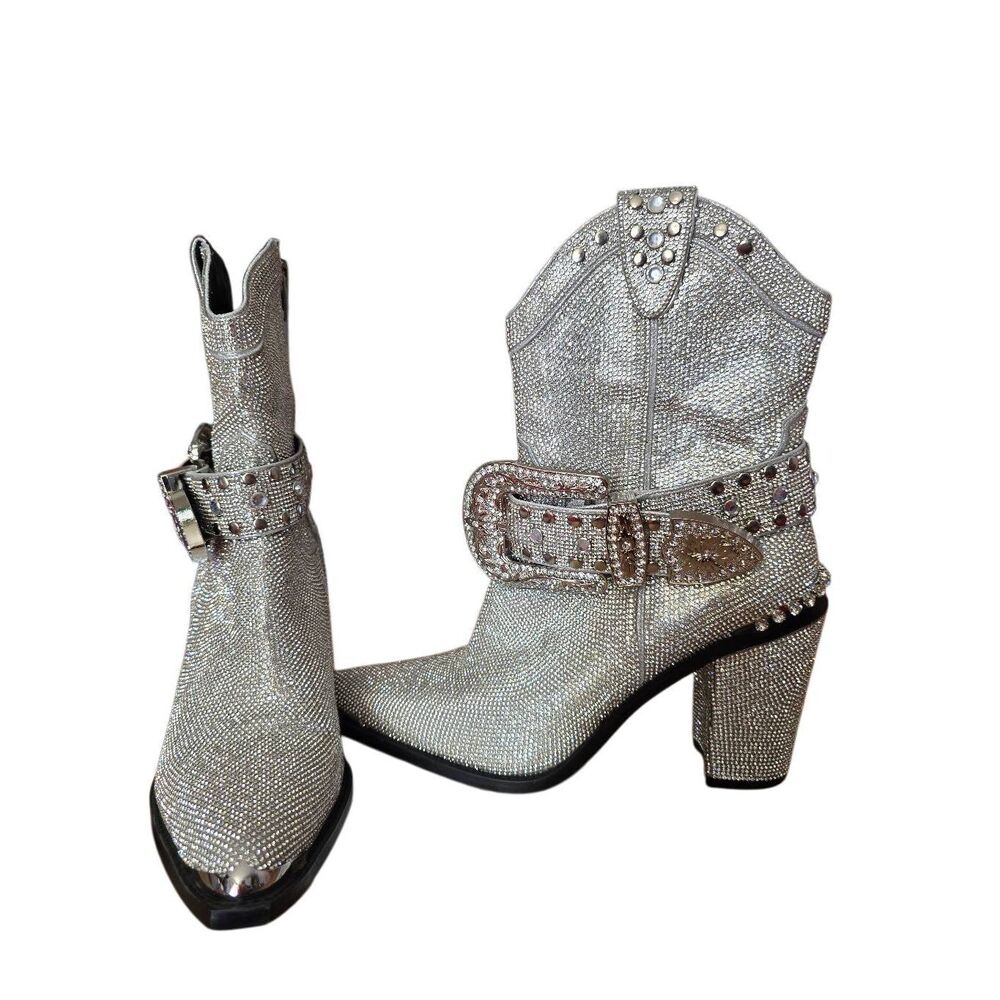 Sharp Sheriff Shine Cowboy Boots - Picture 5 of 9